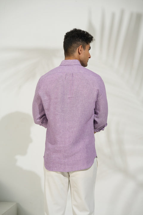 Lavender Linen Shirt