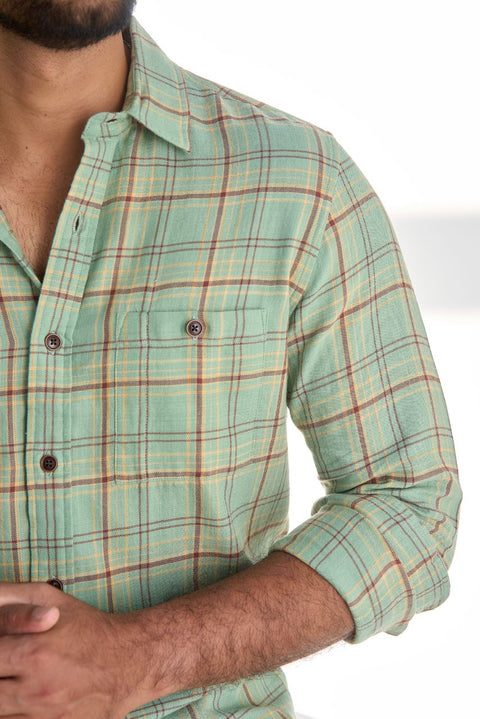 Basil Checks Cotton Shirt