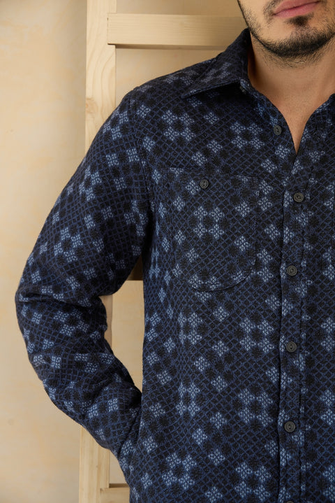Blue Blossom Winter jacket