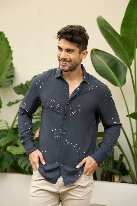 Brewed for the Beach – Print Modal Shirt