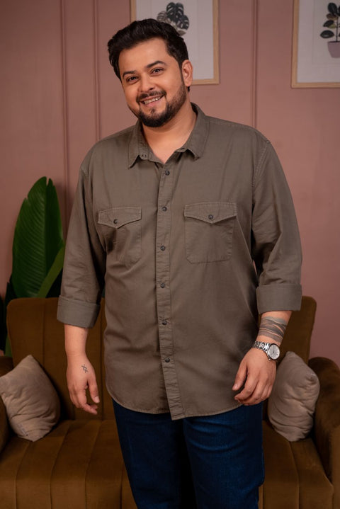 Muted Moss Shirt Inclusive - (Up to 5XL)