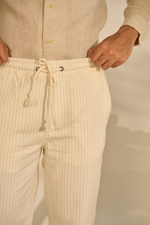 Weekender Stripes Pants In Slim Fit