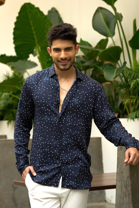Men’s Polka Dot Shirt – Playful Style For Fun Days