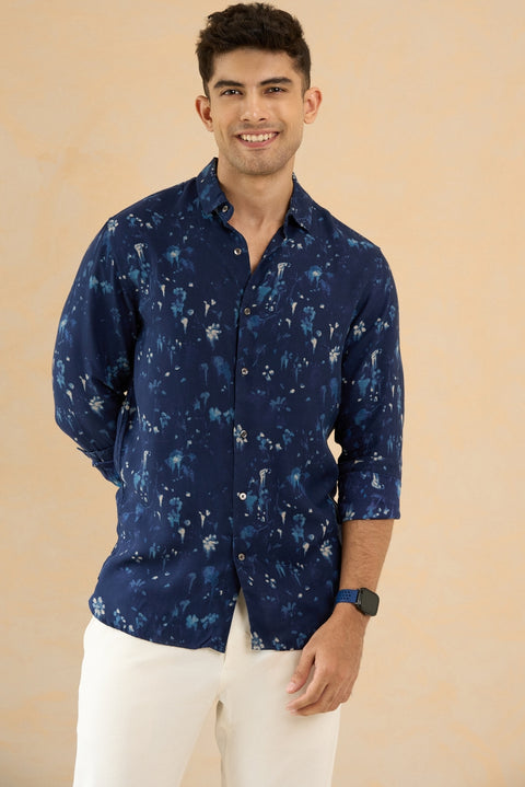Printed Modal Shirt
