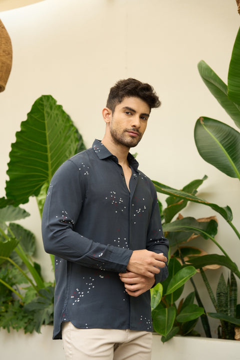 Brewed for the Beach – Print Modal Shirt