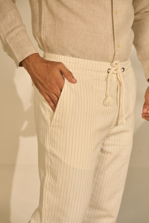 Weekender Stripes Pants In Slim Fit