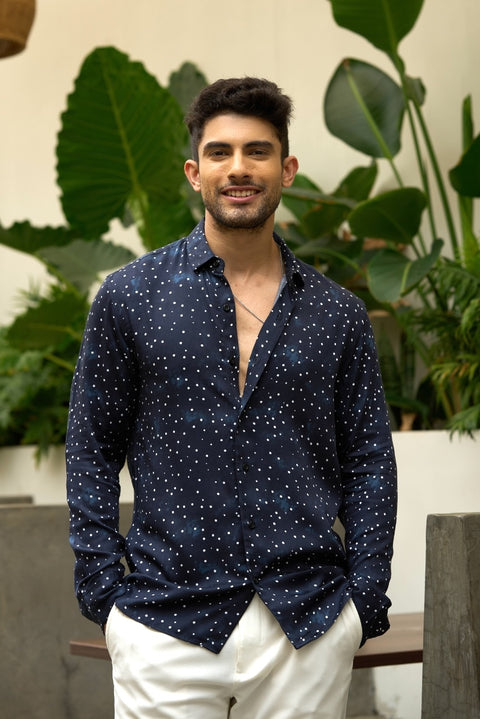 Men’s Polka Dot Shirt – Playful Style For Fun Days