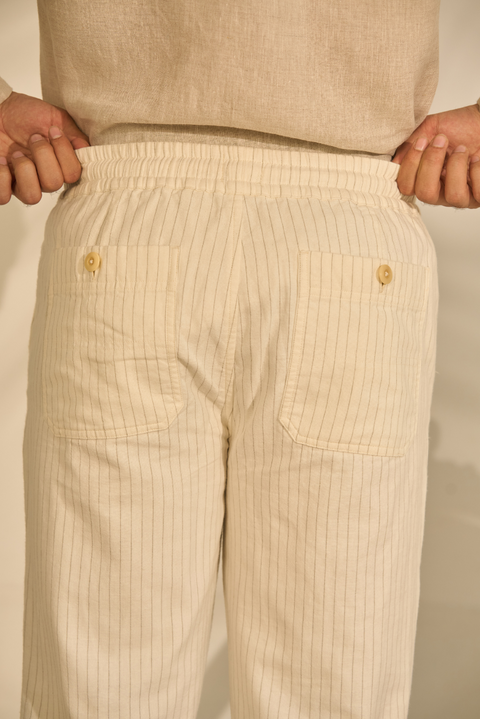 Weekender Stripes Pants In Slim Fit