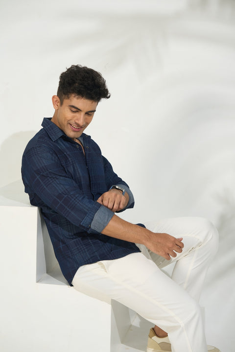 Denim Snap Button Shirt