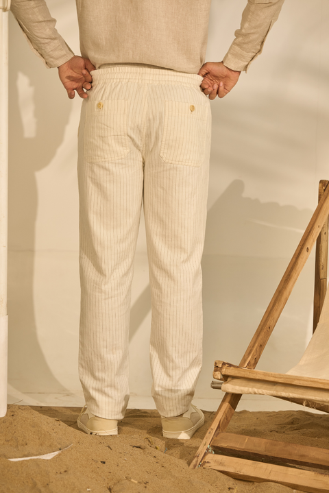 Weekender Stripes Pants In Slim Fit