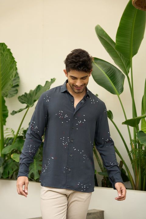 Brewed for the Beach – Print Modal Shirt