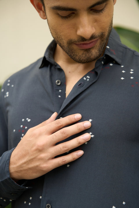 Brewed for the Beach – Print Modal Shirt
