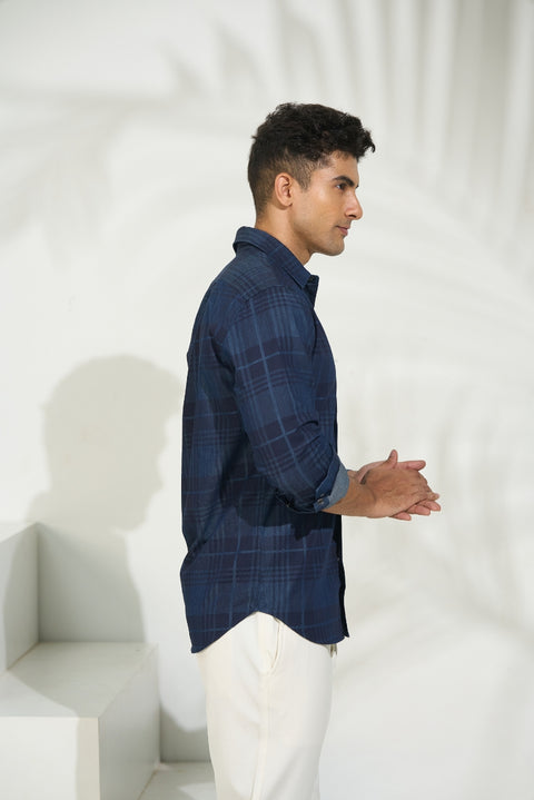 Denim Snap Button Shirt