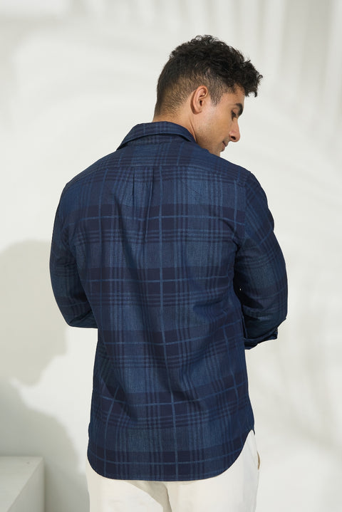 Denim Snap Button Shirt