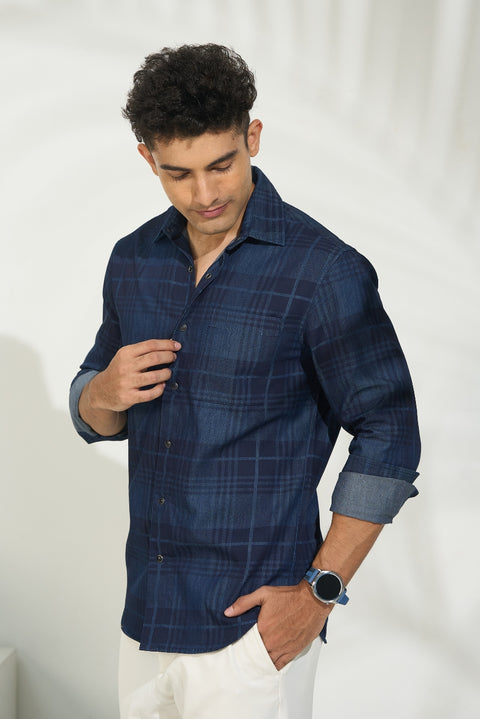 Denim Snap Button Shirt
