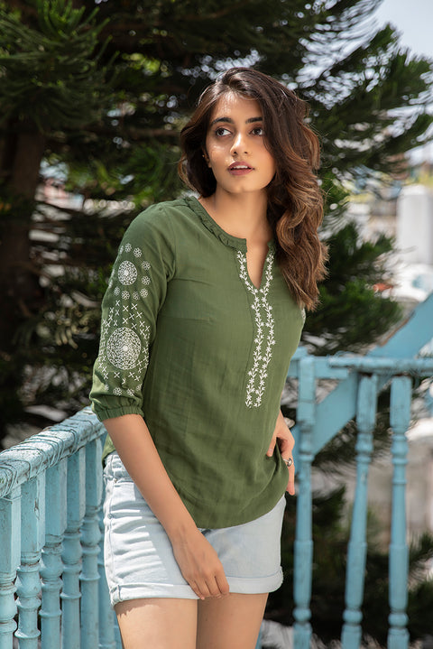 Ash In Jungle Top