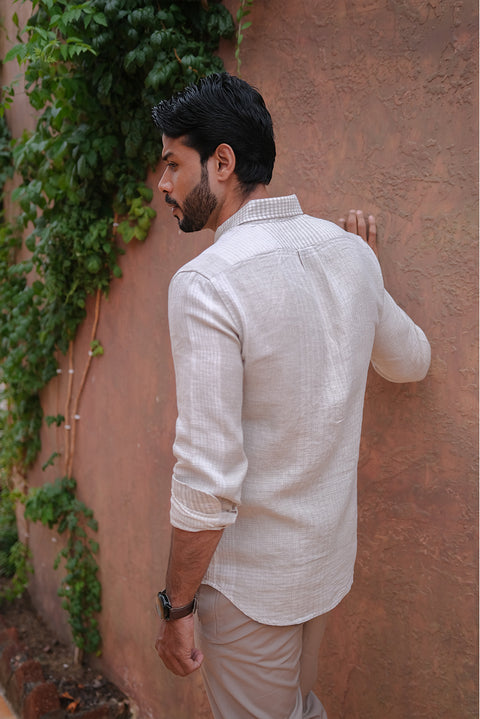 End-On-End Linen Shirt