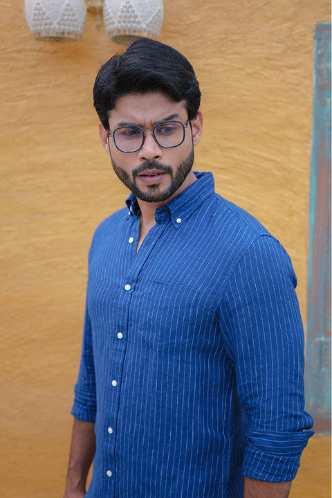 Ink Blue Stripes