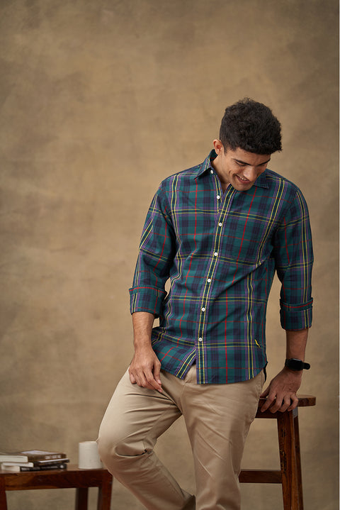 Miller Tartan Oxford Cotton Shirt