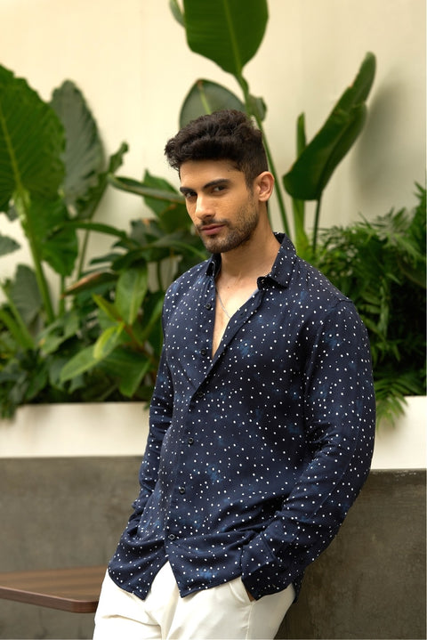 Men’s Polka Dot Shirt – Playful Style For Fun Days