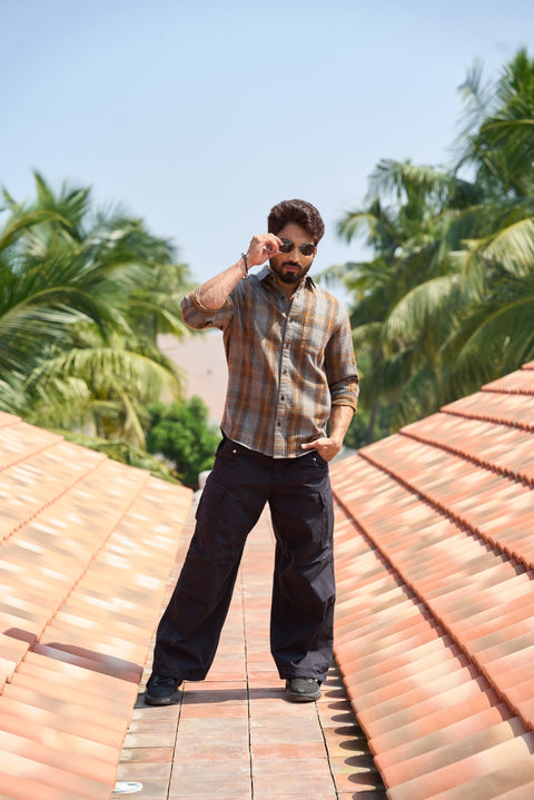 Smoky Sunrise light weight flannel shirt