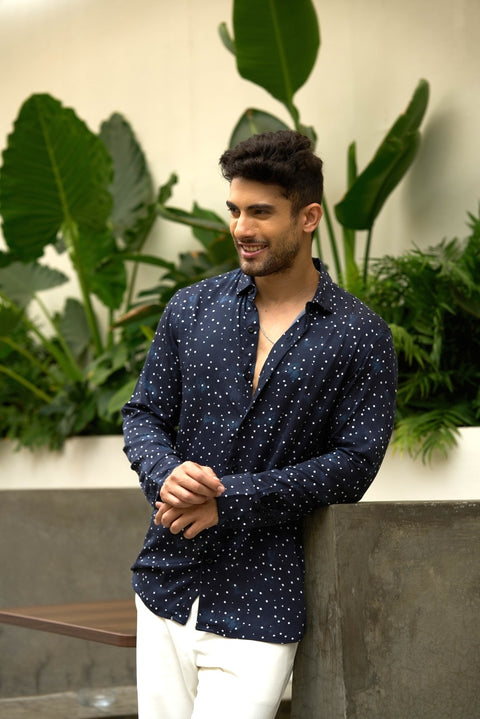 Men’s Polka Dot Shirt – Playful Style For Fun Days