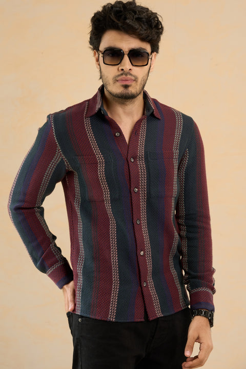 Red Ridge Striped Flannel