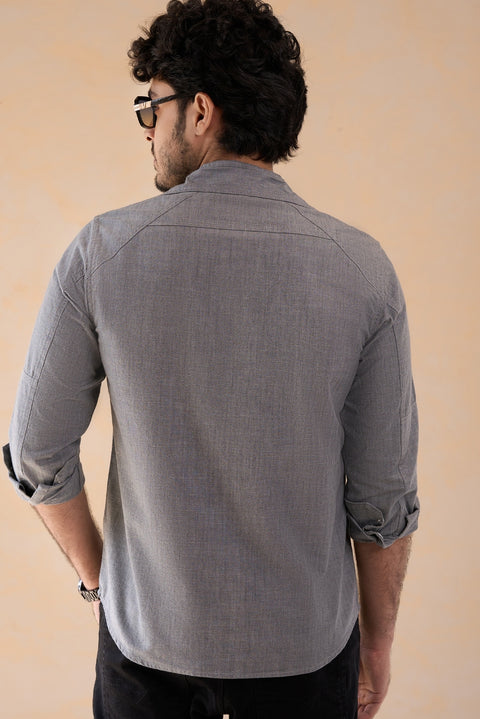 Grey Denim With Pocket