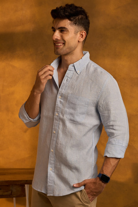 Lake view Linen Shirt