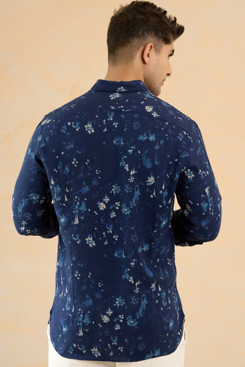 Printed Modal shirt