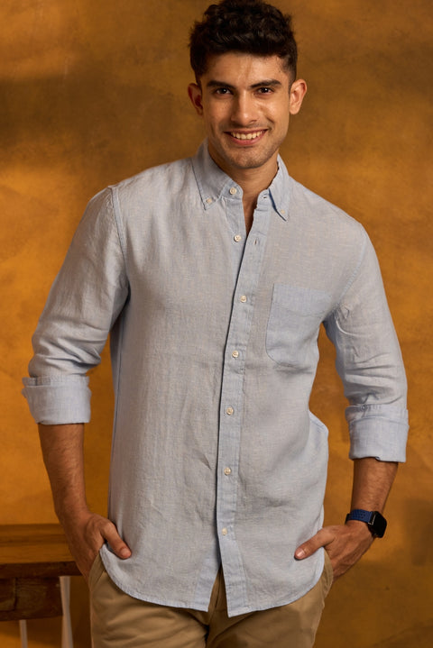 Lake view Linen Shirt