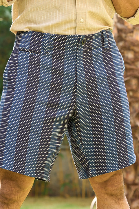 Nautical Weave Stripe Shorts