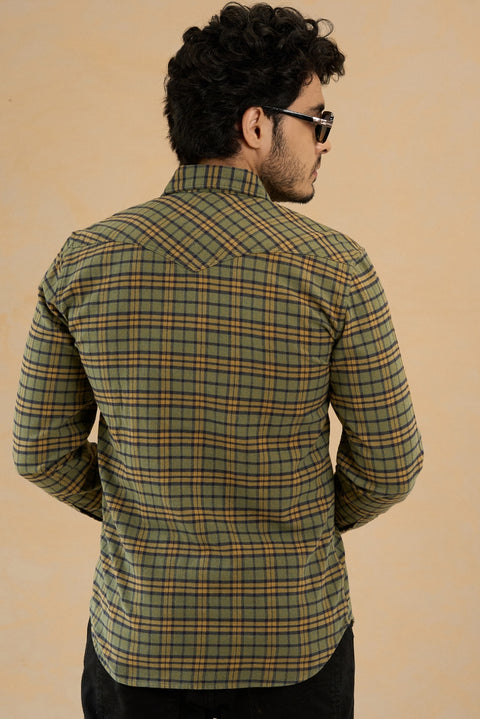 Forest Haven Snap Buttons Flannel Shirt