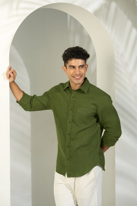 Forest Vale Linen Shirt