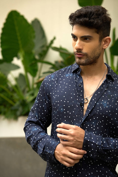 Men’s Polka Dot Shirt – Playful Style For Fun Days