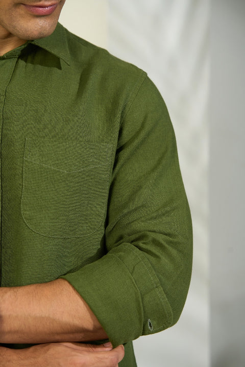 Forest Vale Linen Shirt