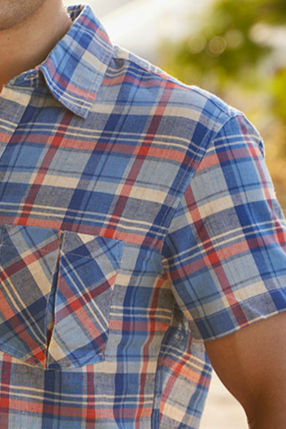 Multi Colour Checks  100% Cotton Shirt