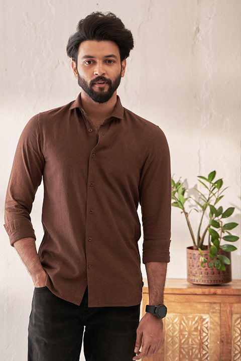 Chicory Brown Heather Shirt