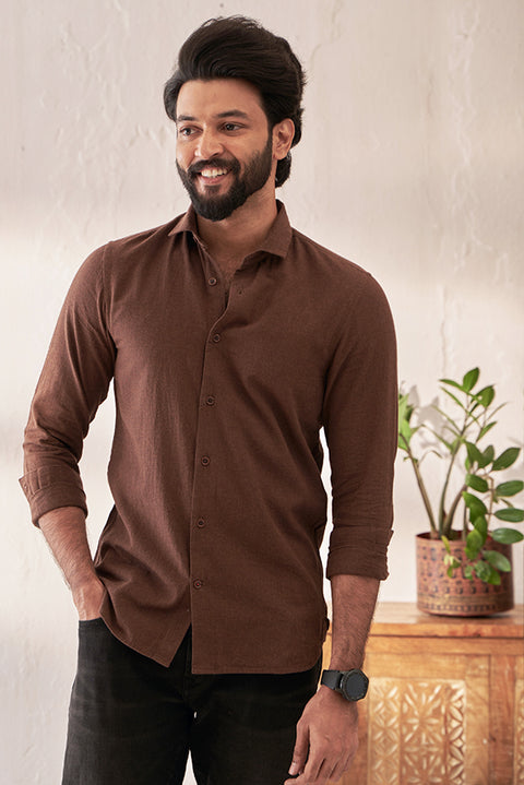 Chicory Brown Heather Shirt