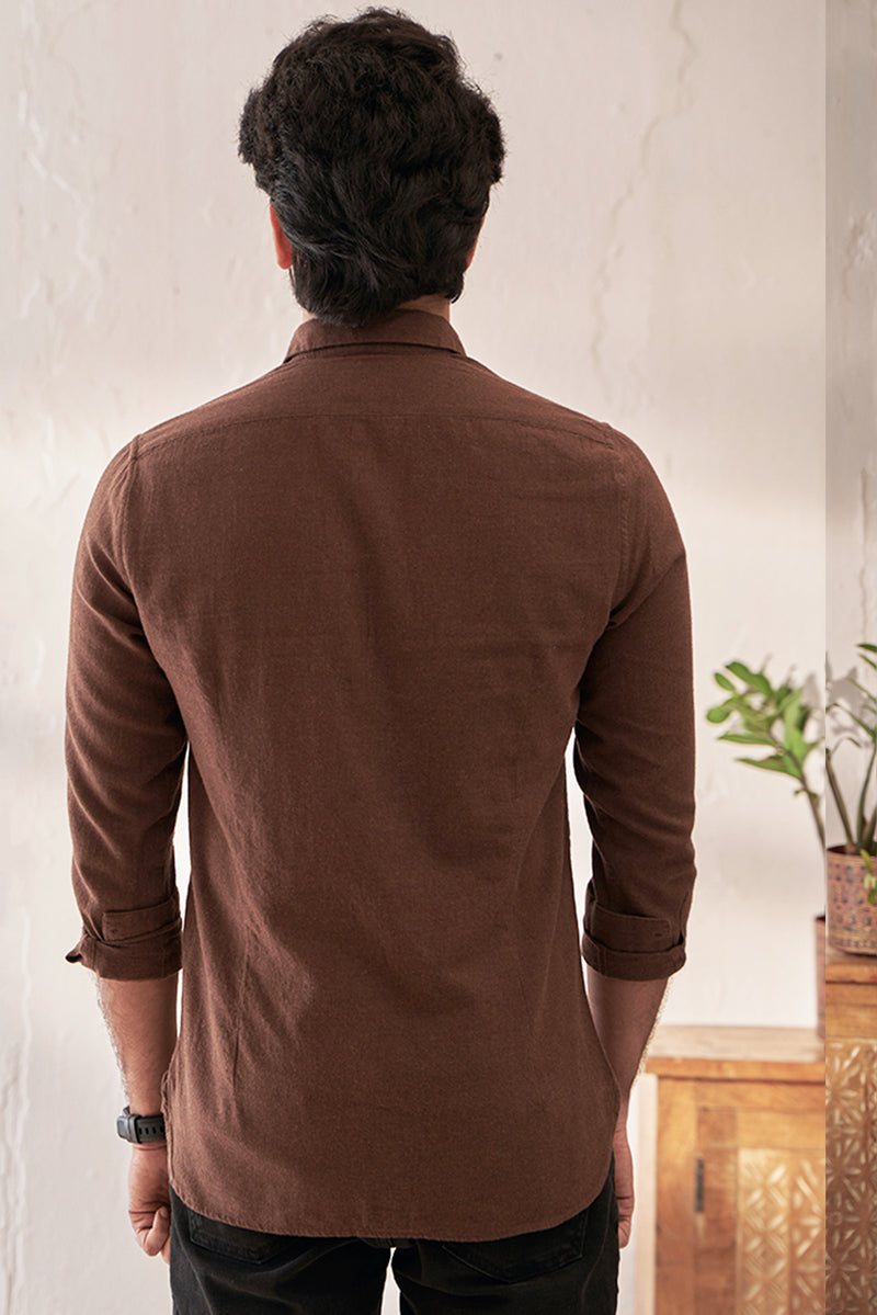 Chicory brown heather shirt