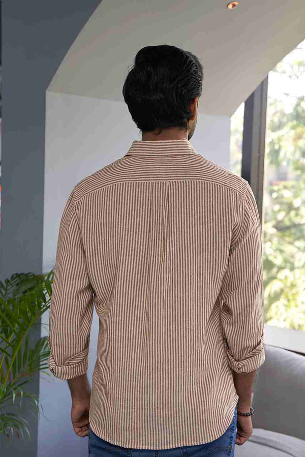 Earthy Shirt in Linen Cotton