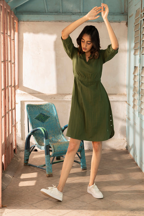 Jungle Green Dress