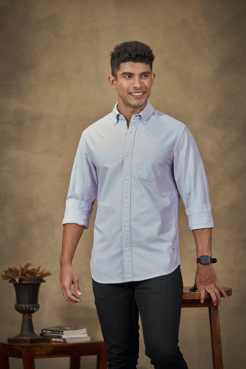 Light Lavender Oxford Shirt