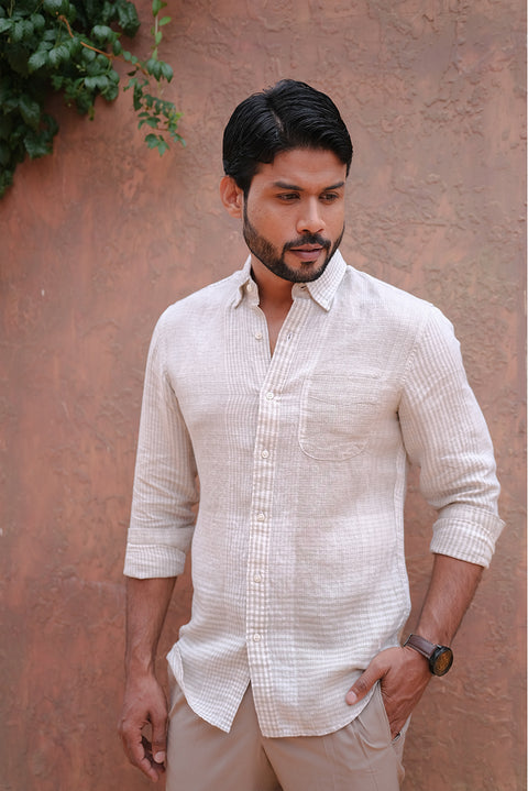 End-On-End Linen Shirt