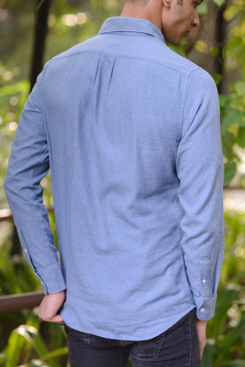 Blue Stone Flannel Shirt