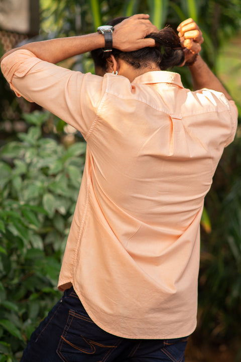 Amber Clay Dyed Oxford Shirt