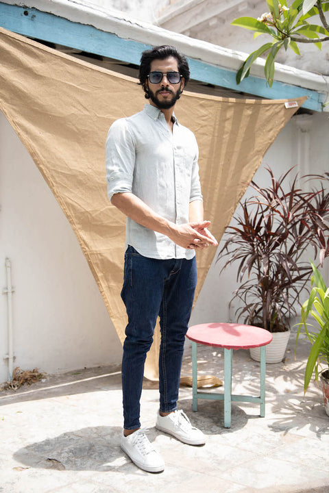 Vintage 100% Linen Shirt