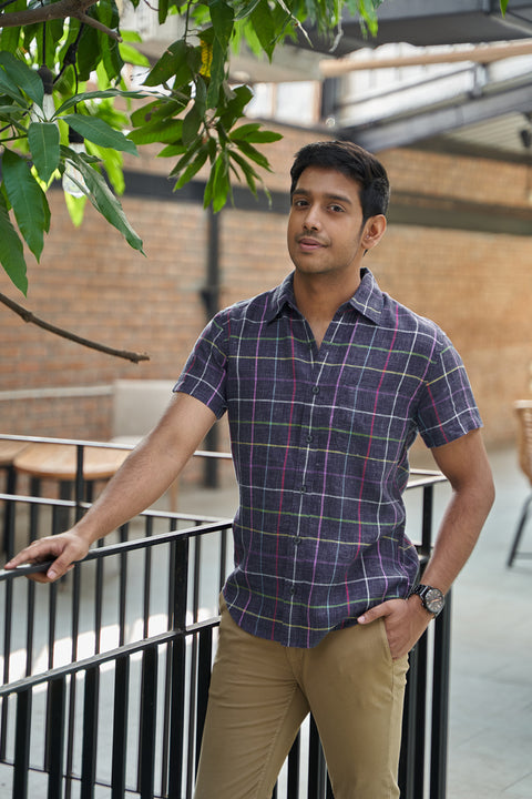 Linen Shirts In Multi Colour Stripes