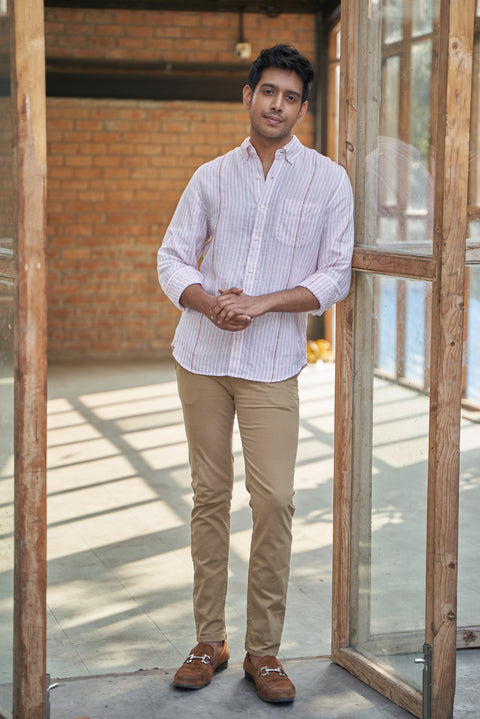 Candy Stripes Linen Shirt