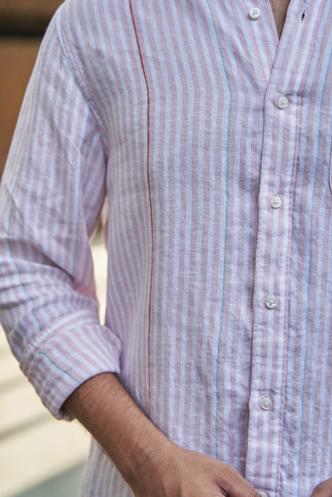 Candy Stripes Linen Shirt